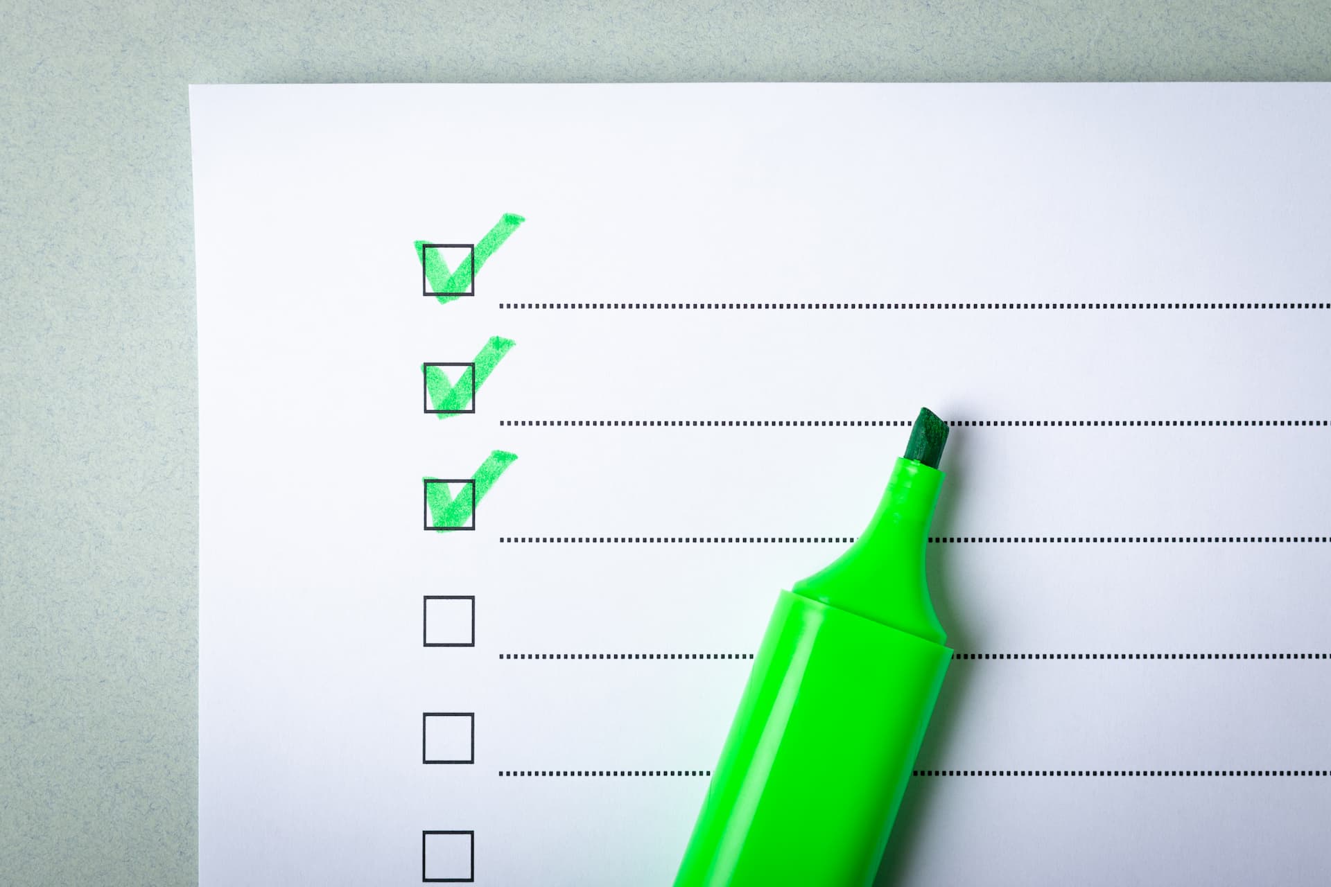 checklist tests psychotechniques